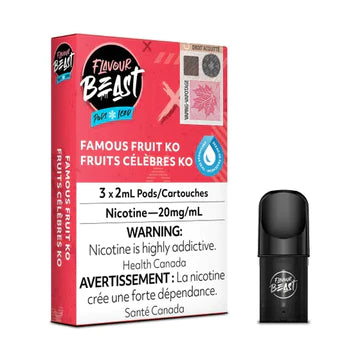 FLAVOUR B PODS (FED) </BR> FAMOUS FRUIT ICED